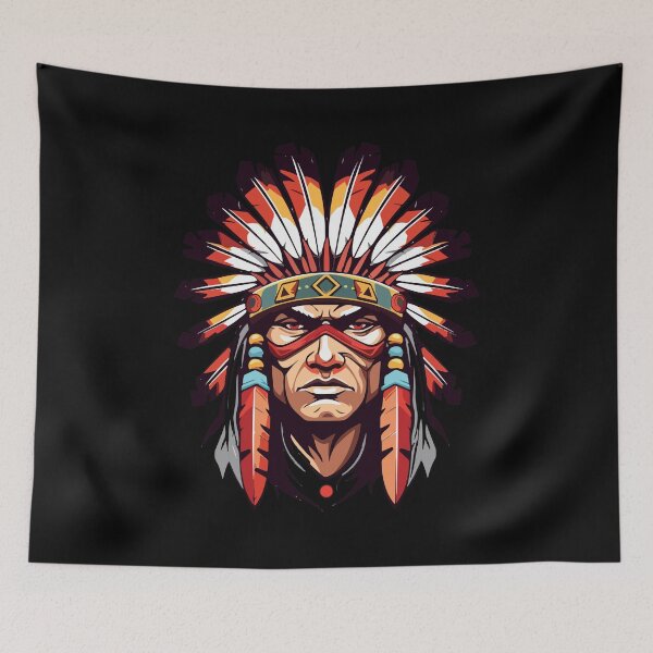 Aperçu de l'œuvre Indien Apache créée et vendue par Nupelwear.