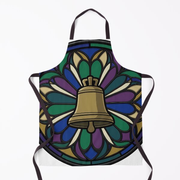 Item preview, Gothic Rose Window — Ship's Bell in Stained Glass designed and sold by IllumeInk.