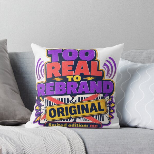 Item preview, Too Real To Rebrand - Original Limited Edition Me Quote Sticker designed and sold by echotiyan.