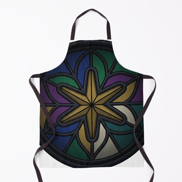 Item preview, Gothic Rose Window — Six Pointed Star Window in Stained Glass designed and sold by IllumeInk.