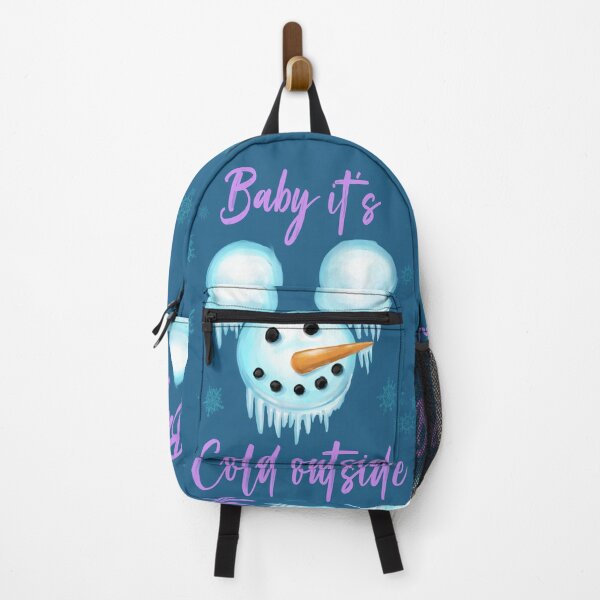 Item preview, Baby It's Cold Outside Mickey Snowman in Purple designed and sold by PrissDodrill-86.