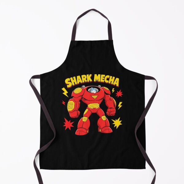 Item preview, Red Shark Mecha Hero designed and sold by Wraptious.