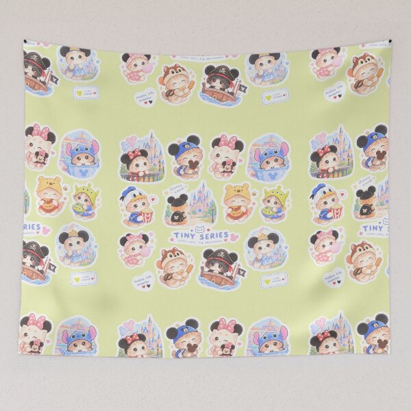 Item preview, disneyland tiny kitty love cat pet funny designed and sold by sara747.