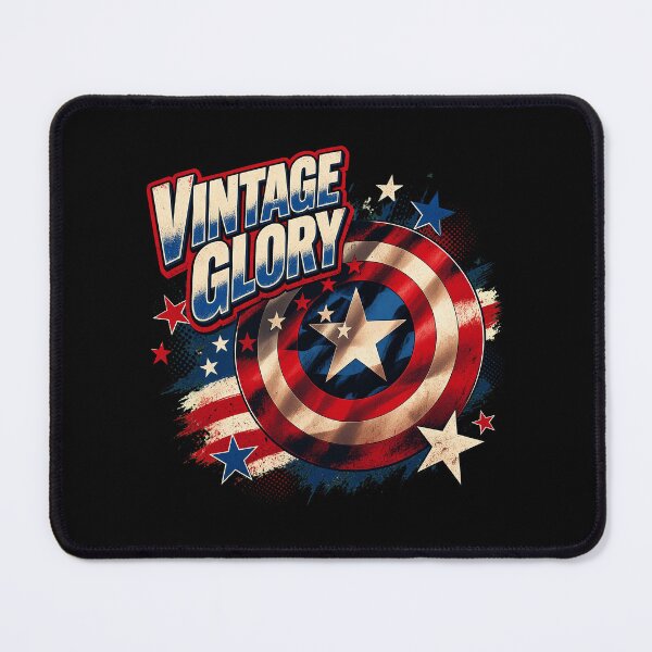 Item preview, Vintage Patriotic Glory Shield designed and sold by Wraptious.