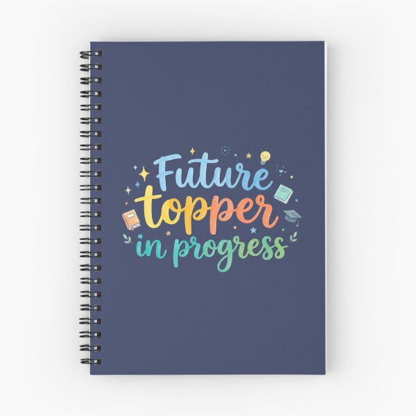 Item preview, Future Topper in Progress – Academic Success Study Quote designed and sold by WallMuseStudio .