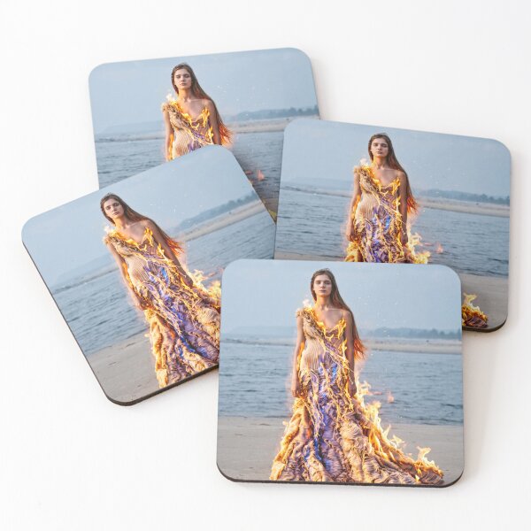 Item preview, Woman in Burning Gown Fire Portrait  designed and sold by artisfun333.