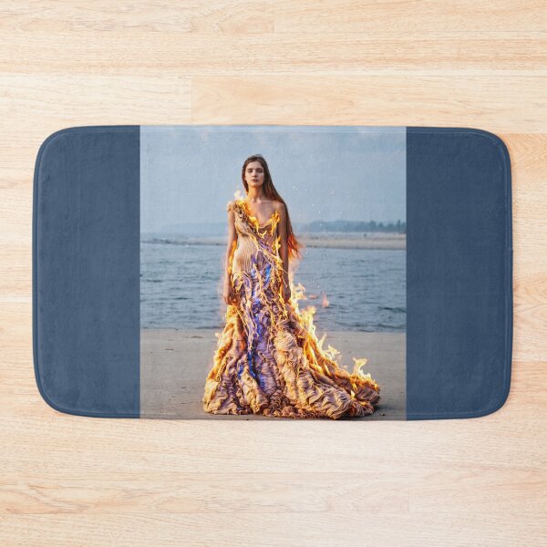 Item preview, Woman in Burning Gown Fire Portrait  designed and sold by artisfun333.