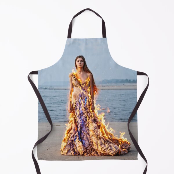 Item preview, Woman in Burning Gown Fire Portrait designed and sold by artisfun333.