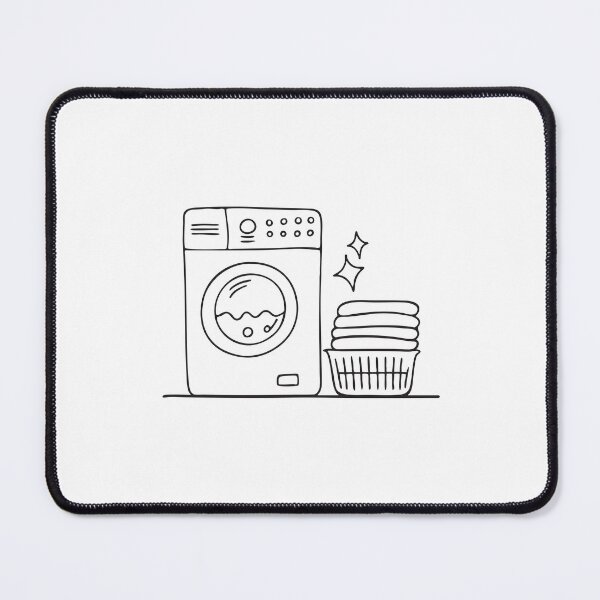 Item preview, A washing machine next to a dryer with clean laundry designed and sold by rasagamastore.