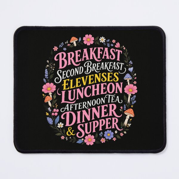 Item preview, Fantasy Hobbit Meals Breakfast Elevenses Luncheon Dinner designed and sold by timothymurp.