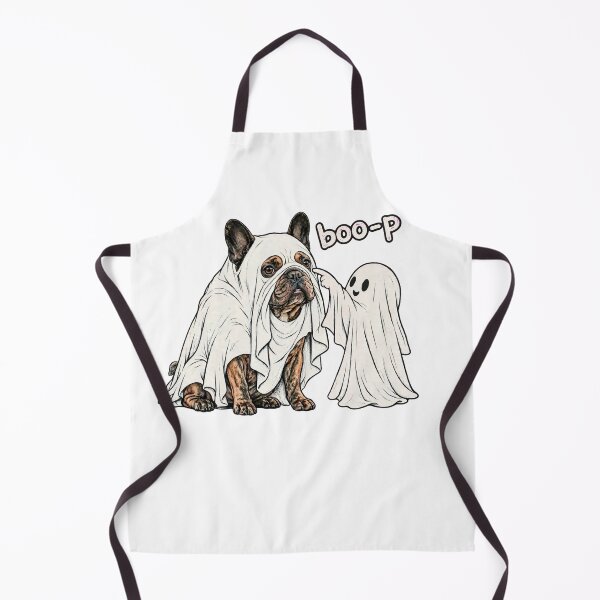 Artikelvorschau, Boo-p Lustiger französischer Bulldoggengeist Halloween entworfen und verkauft von inkfluenceart.