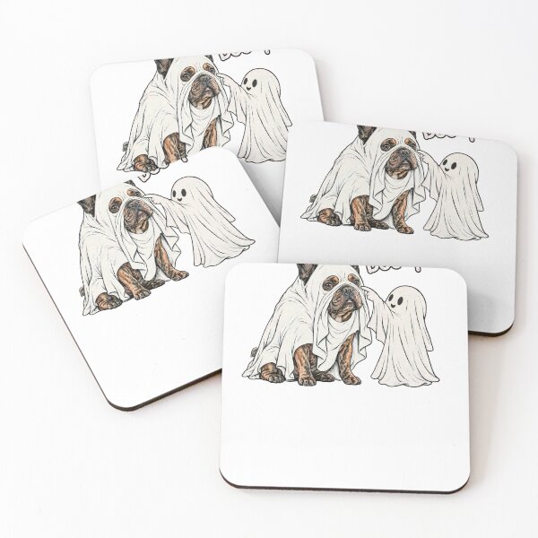 Item preview, Boo-p Funny French Bulldog Ghost Halloween designed and sold by inkfluenceart.