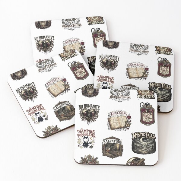 Item preview, Paquete de pegatinas de The Vampire Diaries – Pegatinas del fandom de vampiros de TVD Mystic Falls designed and sold by Fandom Universe.