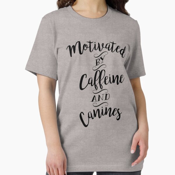 Item preview, Motivated by Caffeine and Canines - For Coffee and Dog Lovers designed and sold by WishingInkwell.