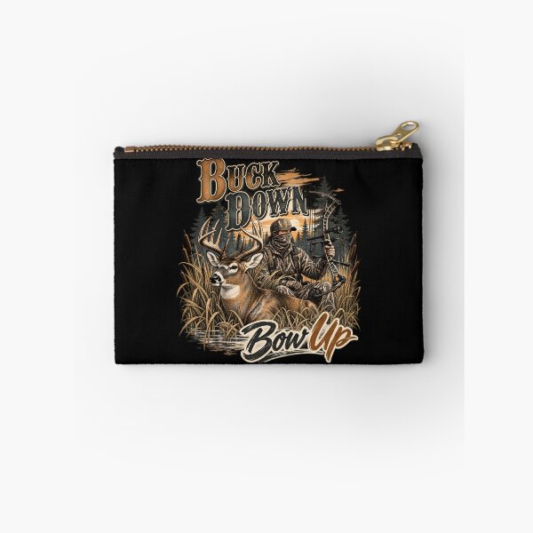 Item preview, Buck Down, Bow Up Hunting Graphic designed and sold by Boiledbrain-SP.