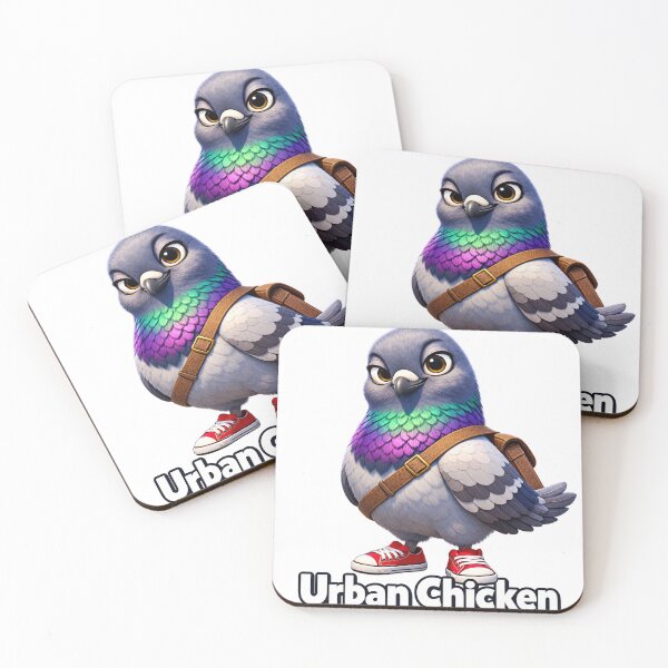 Item preview, Urban Chicken - Streetwise Pigeon designed and sold by AussiePixel.