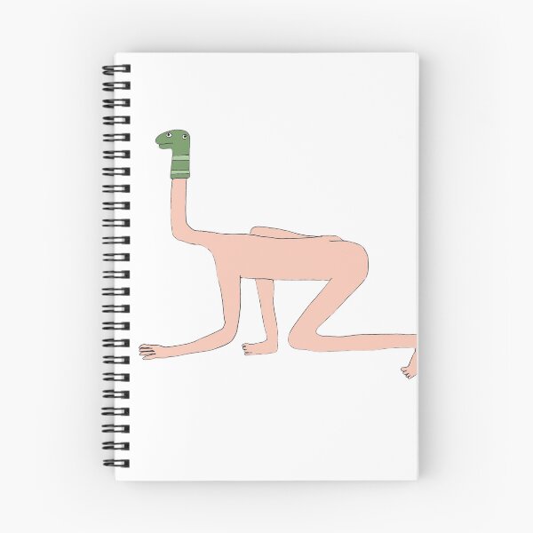 Item preview, Long Neck Lizard Creature Surreal Illustration designed and sold by torenoren.