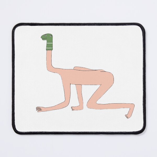 Item preview, Long Neck Lizard Creature Surreal Illustration designed and sold by torenoren.