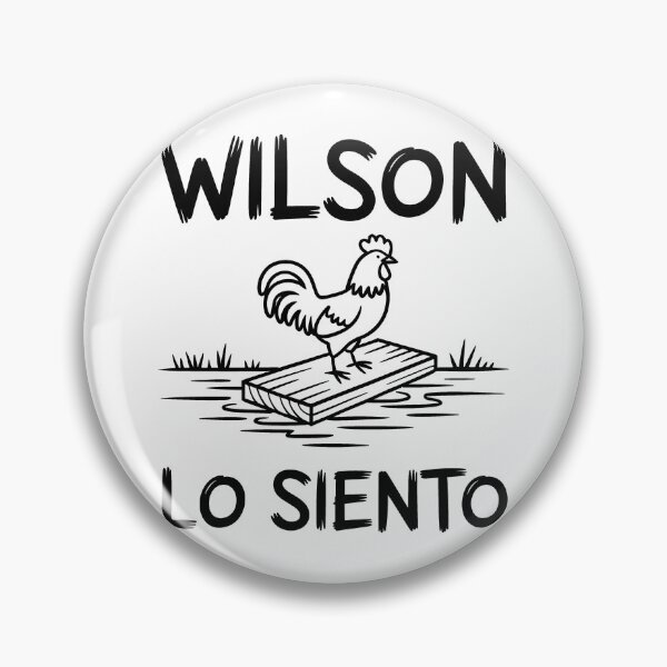 Item preview, Wilson, Lo Siento Rooster on Raft | Funny Spanish Apology Vintage Engraving Rooster Shirt designed and sold by LoFizzy.