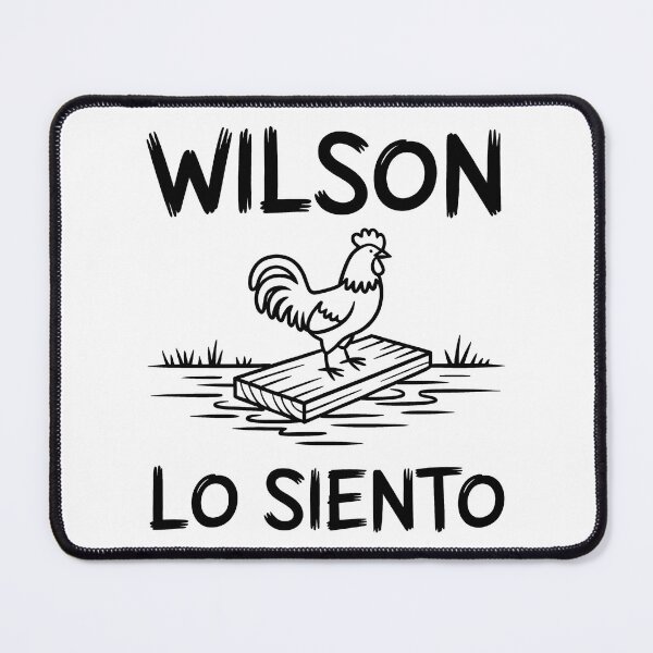 Item preview, Wilson, Lo Siento Rooster on Raft | Funny Spanish Apology Vintage Engraving Rooster Shirt designed and sold by LoFizzy.