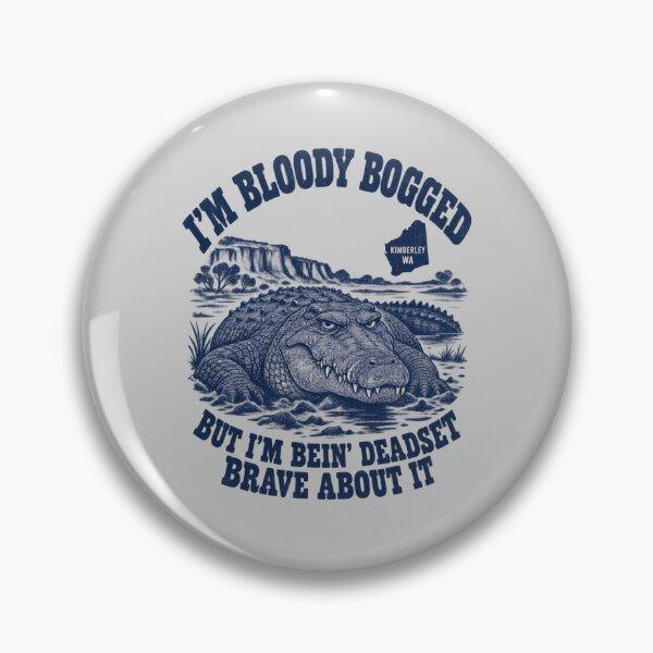 Item preview, Bloody Bogged Funny Crocodile Kimberley Brave Tee designed and sold by Yellowriversss.