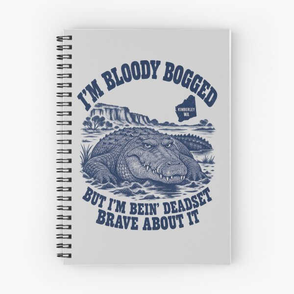 Item preview, Bloody Bogged Funny Crocodile Kimberley Brave Tee designed and sold by Yellowriversss.