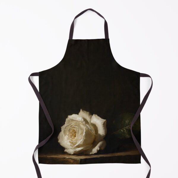Item preview, White Rose Dark Botanical Still Life designed and sold by Amalia Gutyz.