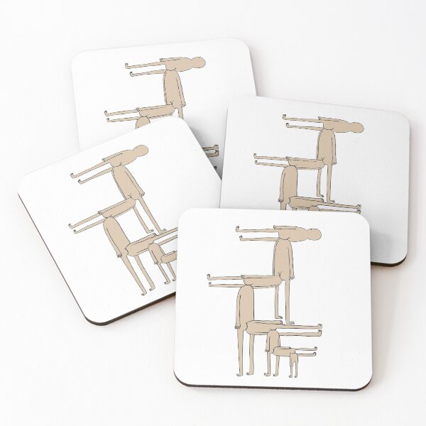 Item preview, Stacked Human Figures Surreal Minimal Art designed and sold by torenoren.