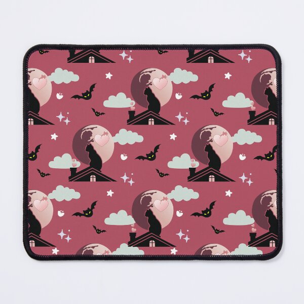Item preview, Black Cat On Roof Seamless Pattern designed and sold by prapapon.