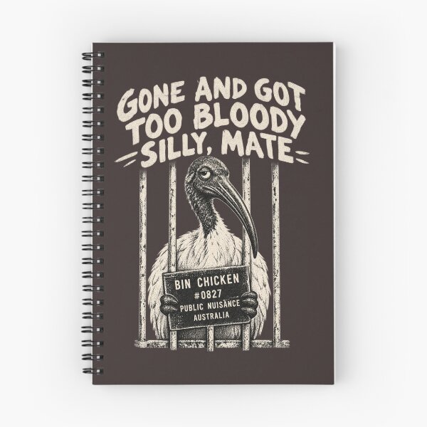 Item preview, Bloody Silly Got to Silly Bin Chicken Public Nuisance Tee designed and sold by Yellowriversss.