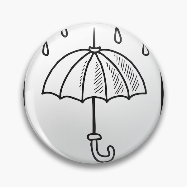 Item preview, Colorful Umbrella Illustration for Rainy Days and Weather Themes designed and sold by CruxRiajuu.