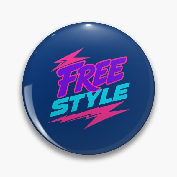 Item preview, Freestyle 90s Neon Brush Script Retro Dance Typography designed and sold by stuartcoleman.