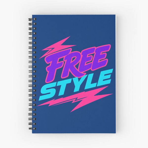 Item preview, Freestyle 90s Neon Brush Script Retro Dance Typography designed and sold by stuartcoleman.