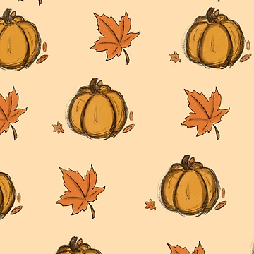 Artwork thumbnail, Pumpkin Pattern by skytehnerd