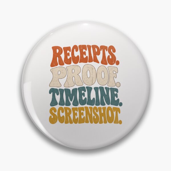 Item preview, Receipts Proof Timeline Screenshot Retro Wavy Tee designed and sold by Yellowriversss.