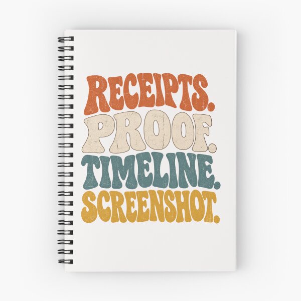 Item preview, Receipts Proof Timeline Screenshot Retro Wavy Tee designed and sold by Yellowriversss.