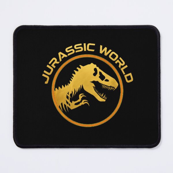 Item preview, Golden Prehistoric Dinosaur Skeleton Cretaceous Park Emblem designed and sold by stuartcoleman.
