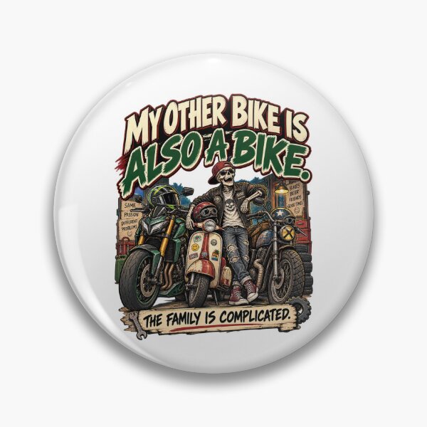 Artikelvorschau, Lustige Skelett-Biker-Motorradfamilie entworfen und verkauft von SHRETAM CO..
