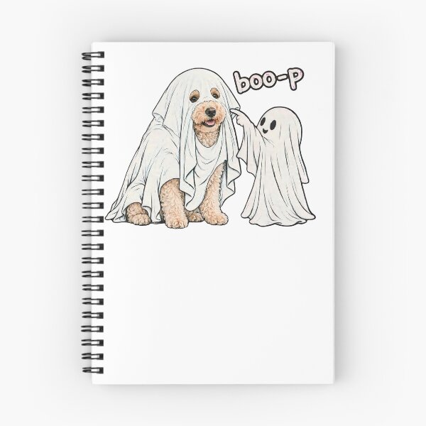 Item preview, Boo-p Funny Cavoodle Cavapoo Ghost Halloween designed and sold by inkfluenceart.