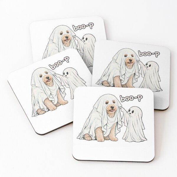 Item preview, Boo-p Divertido Cavoodle Cavapoo Fantasma Halloween designed and sold by inkfluenceart.