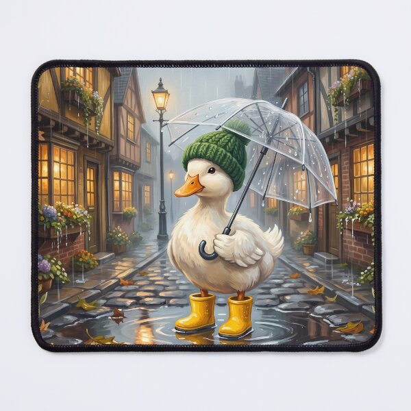 Item preview, Rainy Village Duckling designed and sold by Amber Bloom Wilds.