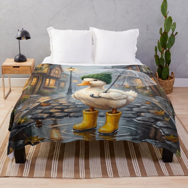 Item preview, Rainy Village Duckling designed and sold by Amber Bloom Wilds.