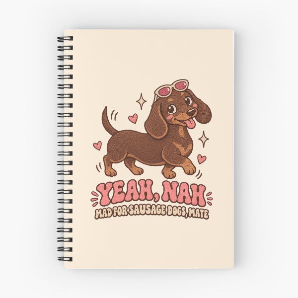 Item preview, Yeah Nah Mad Sausage Dog Weenie Dachshund Tee designed and sold by Yellowriversss.