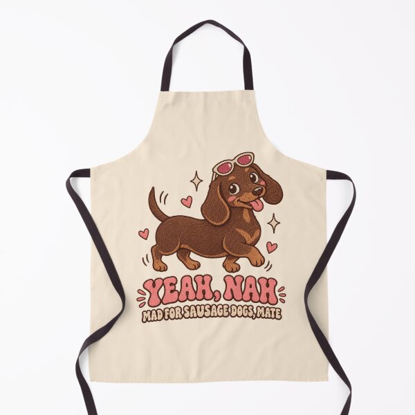 Item preview, Yeah Nah Mad Sausage Dog Weenie Dachshund Tee designed and sold by Yellowriversss.