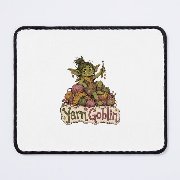 Item preview, Yarn Goblin Cute Knitting Crochet Goblin Yarn Lover designed and sold by The Vault Shop.