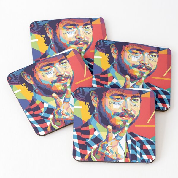 Artikelvorschau, Post Malone Pop-Art entworfen und verkauft von Zamziri.