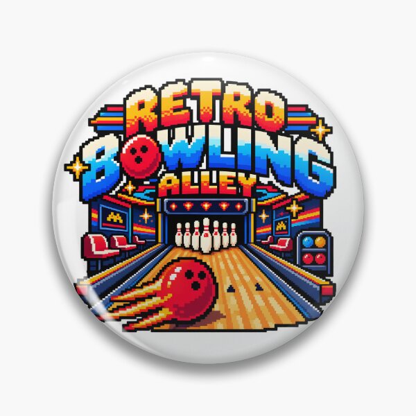 Item preview, Retro Bowling Alley designed and sold by TOMSZE.