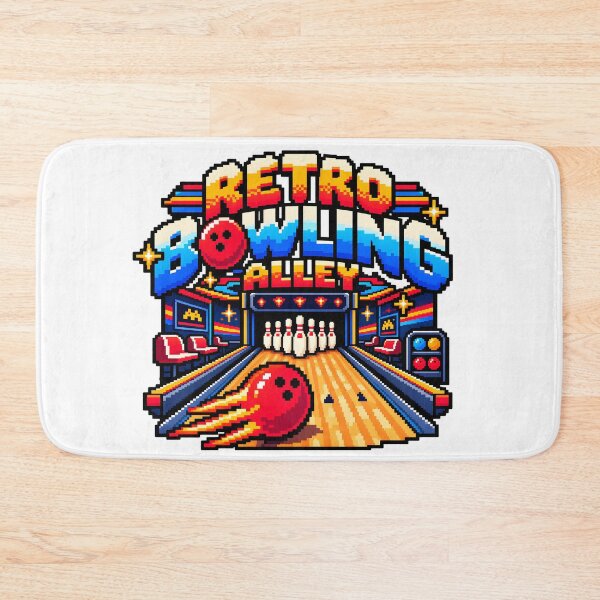 Item preview, Retro Bowling Alley designed and sold by TOMSZE.