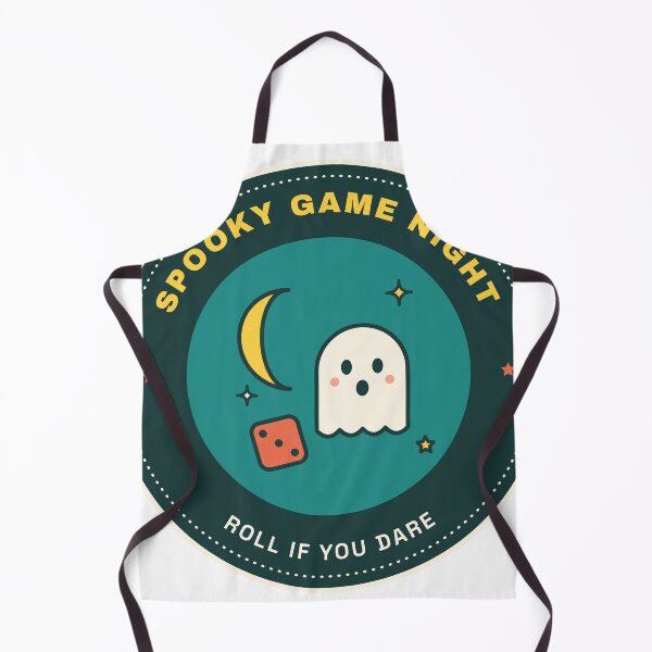 Item preview, Spooky Game Night - Retro Halloween Ghost Badge designed and sold by Playful Paper Club.