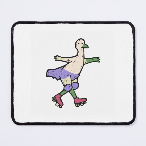 Item preview, Roller Skating Emu Mid Turn designed and sold by BysonDesigns.
